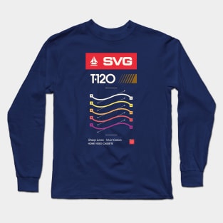 Retro Blank VHS SVG Long Sleeve T-Shirt